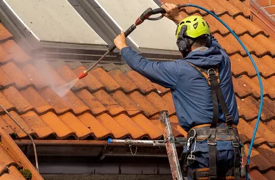 Démoussage et hydrofuge de toiture à Lacq